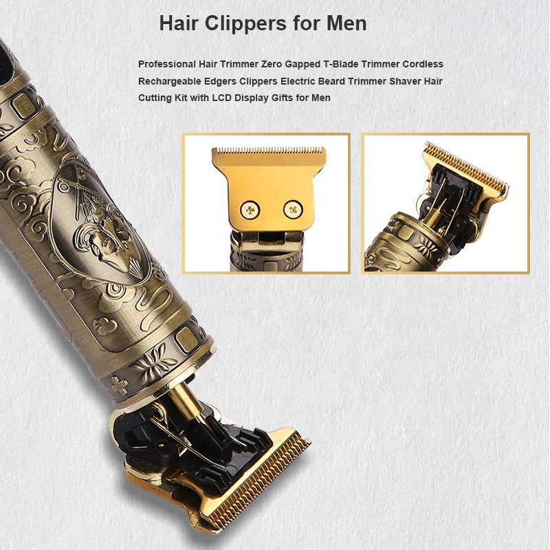 Original T9 Professional Hair Trimmer🔥 | Type-C Fast.. Rechargeable 🔋