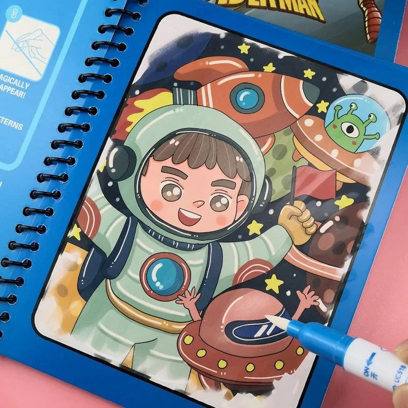 Magic Water  Coloring Book | Buy 1 Get 1 FREE ❤️🎁