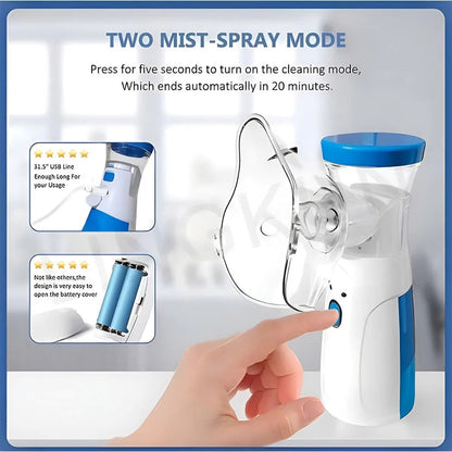 Mesh Nebulizer Portable ❤️ (Cell Operated 🔋)