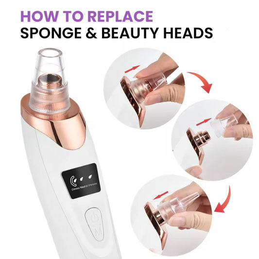 Original 5-in-1 Blackhead remover ❤️With Rechargeable 🔋